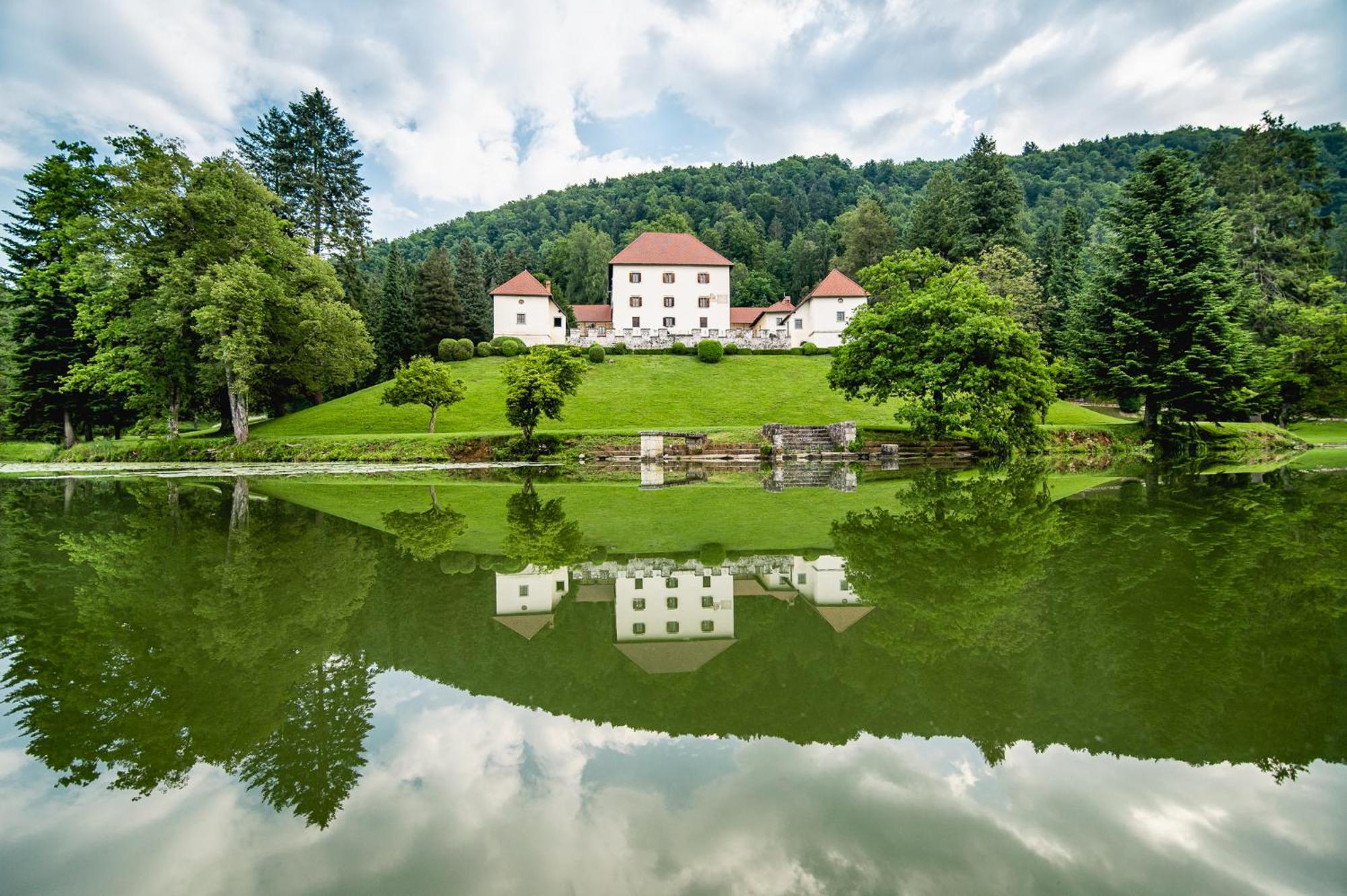 Grad Strmol Villa Cerklje na Gorenjskem Bagian luar foto